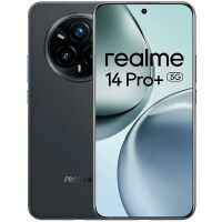 Imagem de Celular realme 14 Pro+ RMX5051 NFC Dual SIM de 512GB 12GB RAM de 6.83 50+50+8MP 32MP - Suede Grey (Anatel)